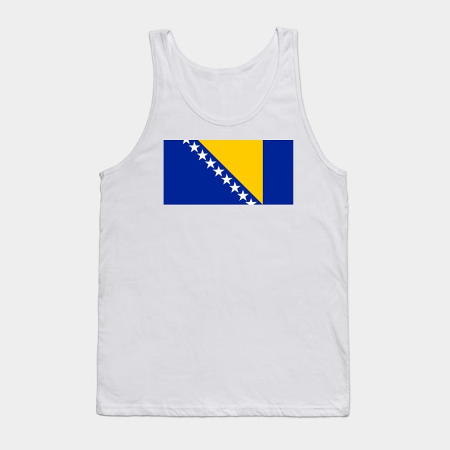 Flag of Bosnia and Herzegovina Tank Top by COUNTRY FLAGS